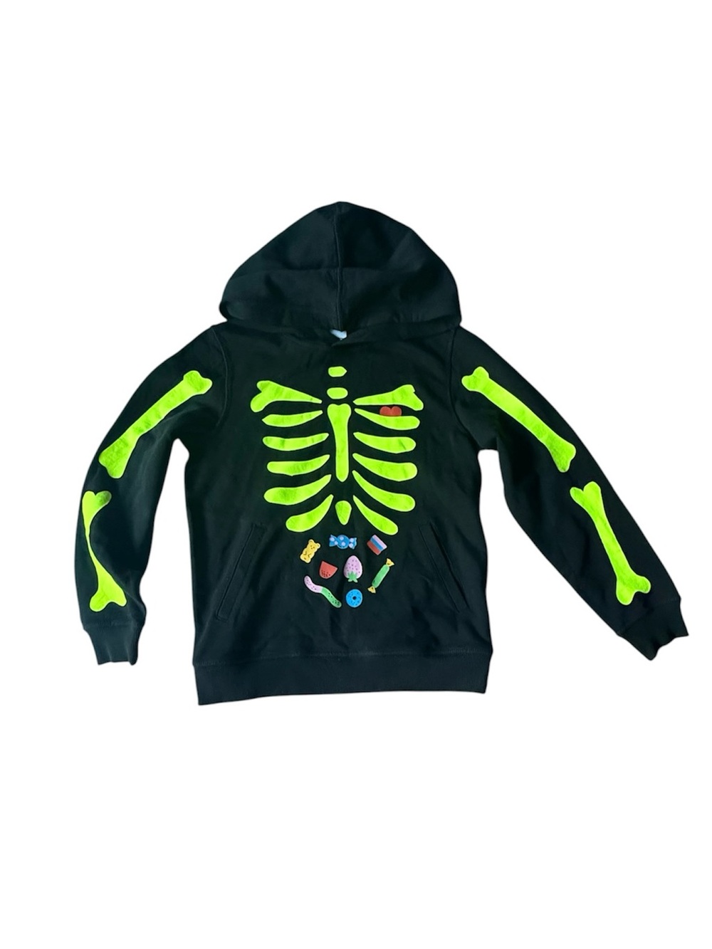 Hanna Andersson Ft Skeleton Hoodie size 130 (8)